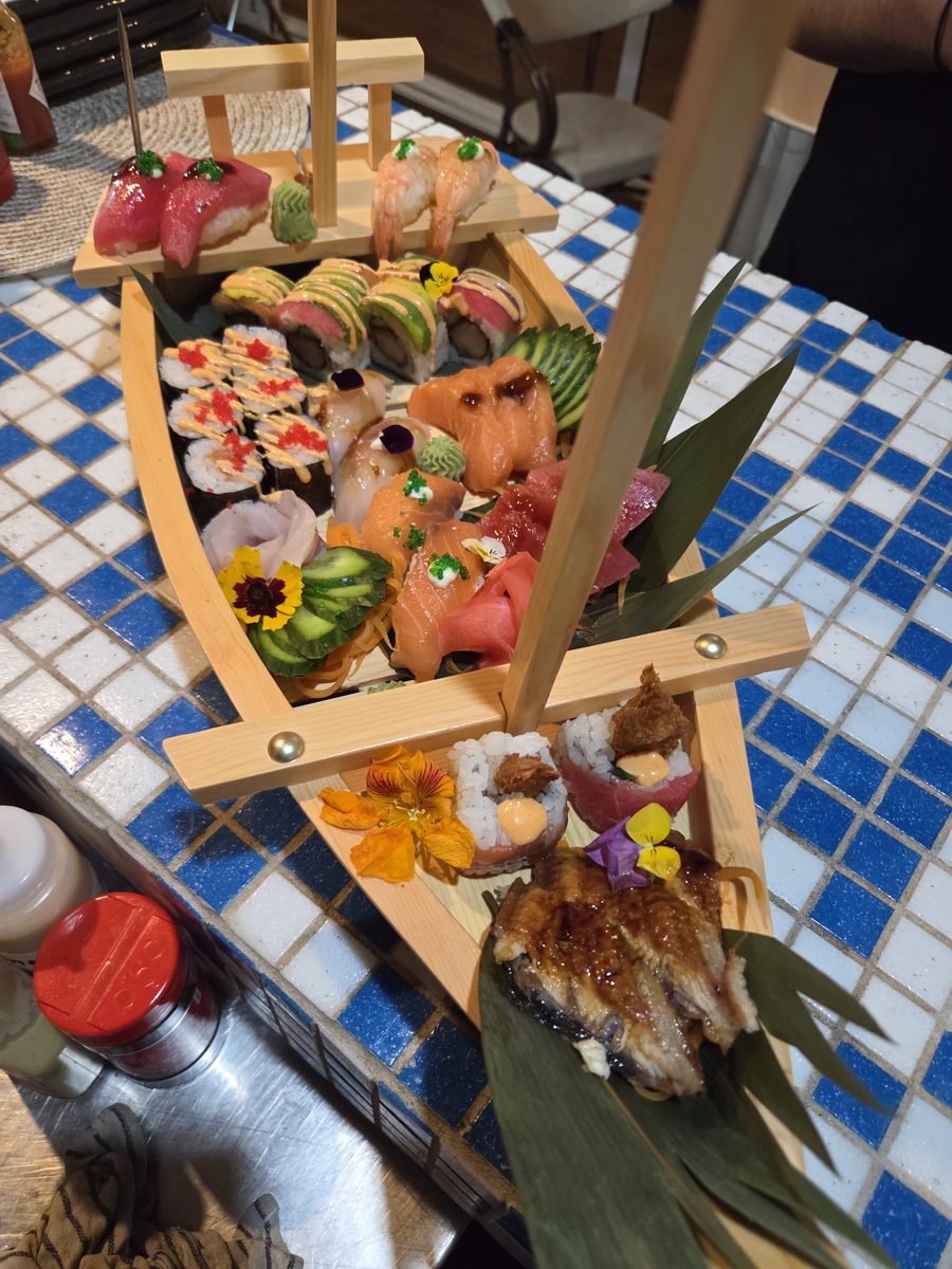 The sushi boat